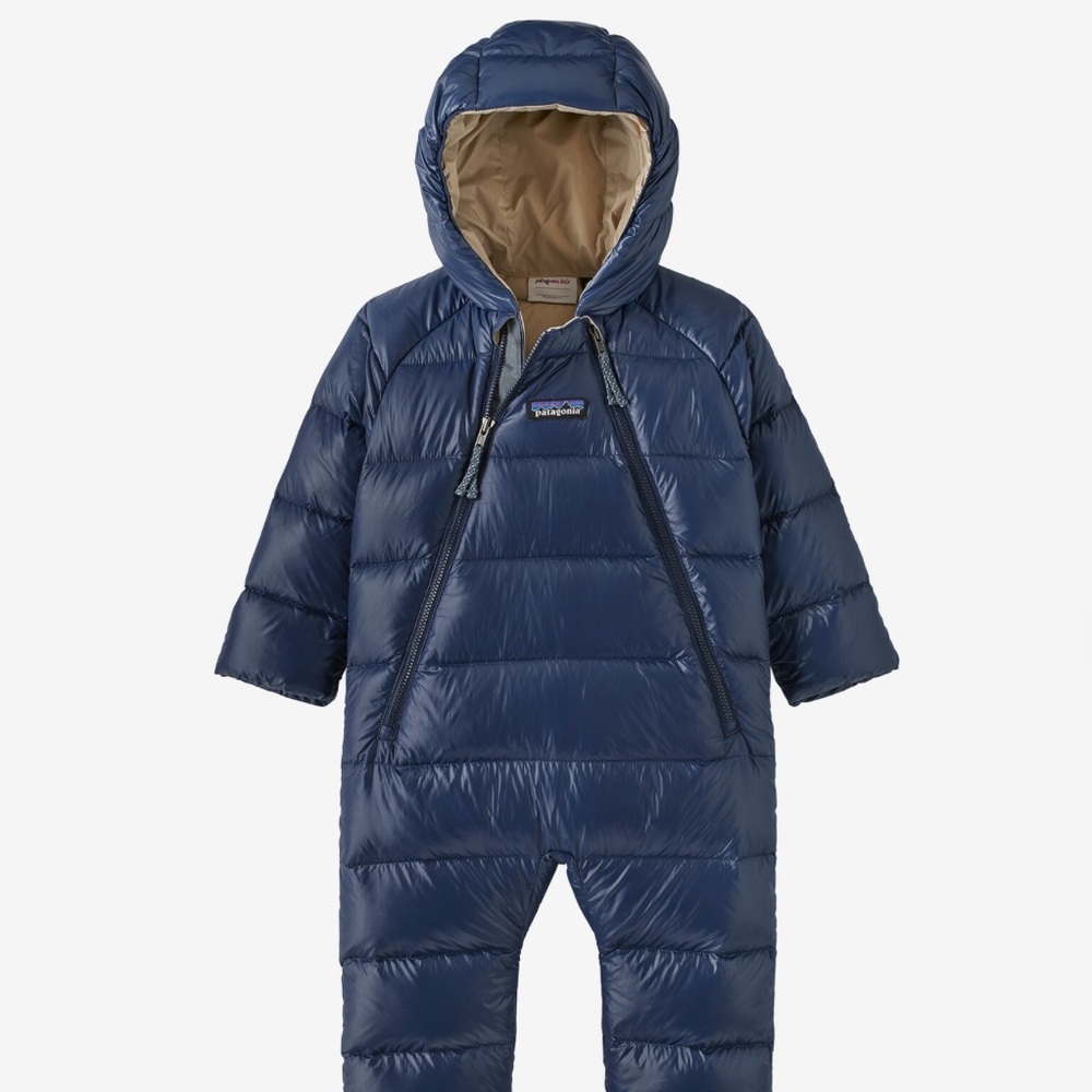 Patagonia Infant Hi-Loft Down Sweater Bunting—New Navy, 12-18 mos
